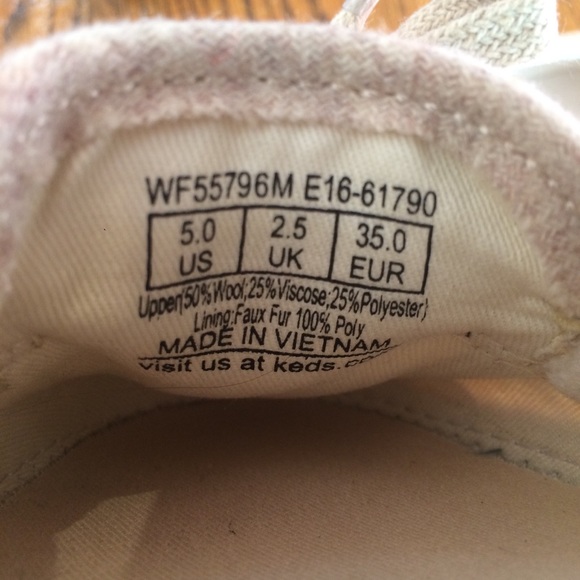 Teacup Boat Shoe with Faux Fur Lining by Keds -5- - Picture 5 of 10